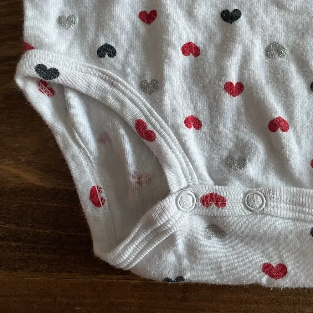 Carter's Valentine's Hoodie & Bodysuit Outfit Girls' 18 Months